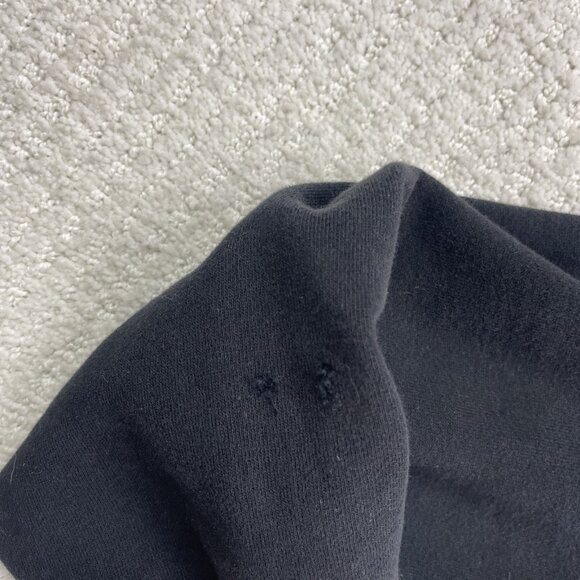 Y2K Analog Black Hoodie Men L Snowboard Full Zip Burton Design Unlikely Futures - Picture 12 of 16